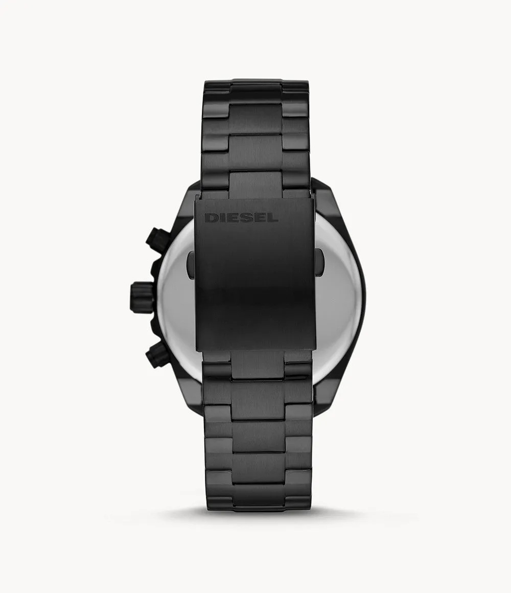 Diesel DZ4524 Chronograph MS9 Black Stainless Steel Bracelet Watch 48mm Men Watches