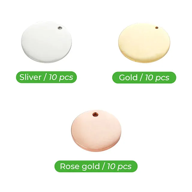 Electroplated Multicolor Pendant (30pcs)