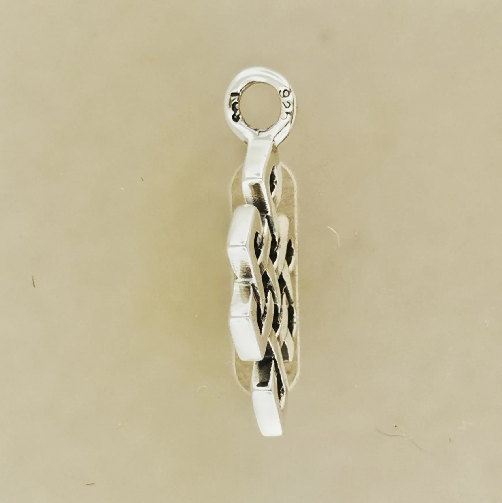 Endless Knot Pendant in Stainless Steel
