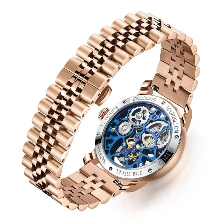 ENLOONG ELT2102 Real Luxury Tourbillon Watches with Long Power Reserve