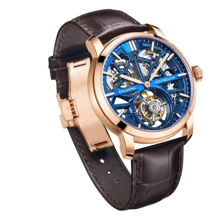 ENLOONG ELT2102 Real Luxury Tourbillon Watches with Long Power Reserve