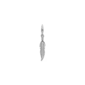 Feather Charm (Silver)