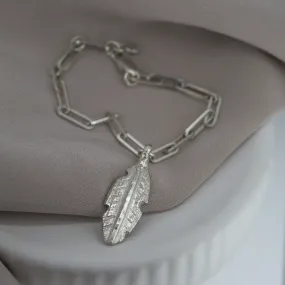 Feather Trace Chain Bracelet