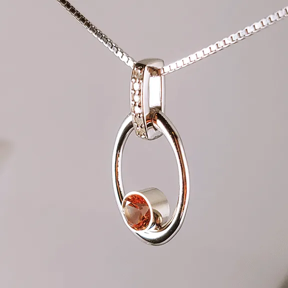 Fire & Ice Oregon Sunstone Pendant