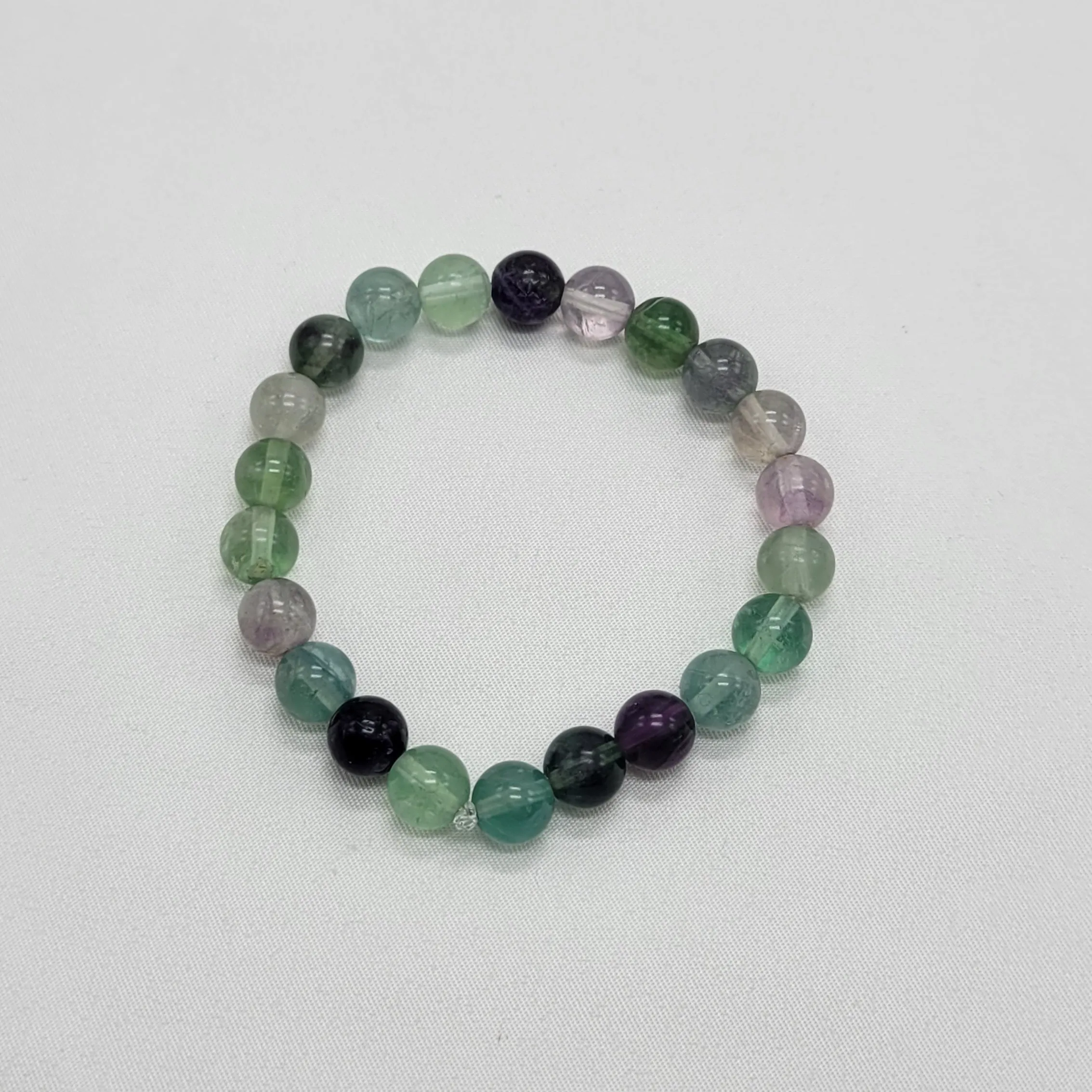Fluorite Bead Bracelet