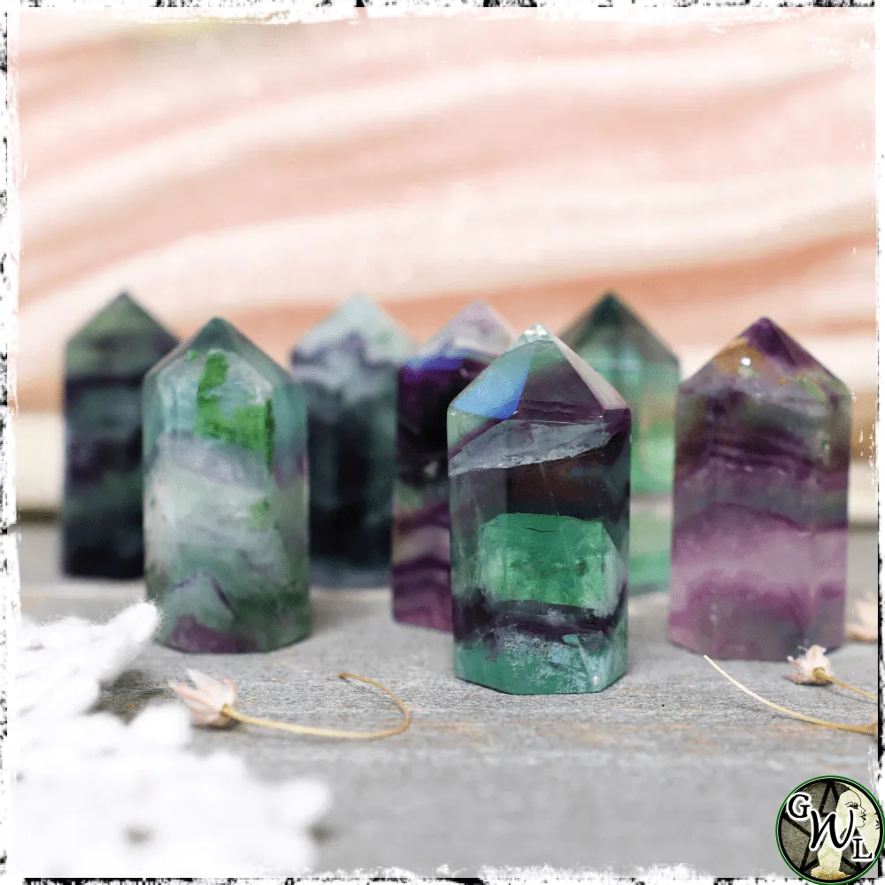 Fluorite Crystal Obelisk | Encouragement, Peace, Trust
