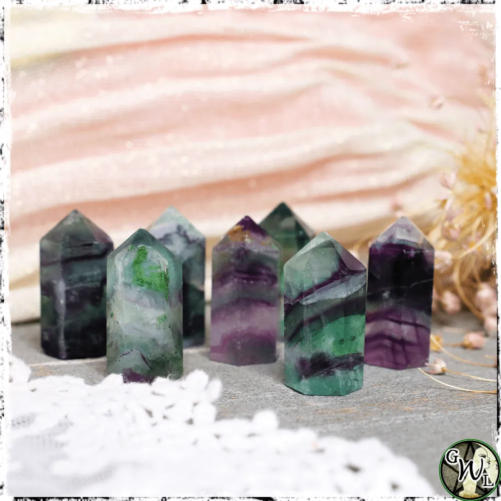 Fluorite Crystal Obelisk | Encouragement, Peace, Trust