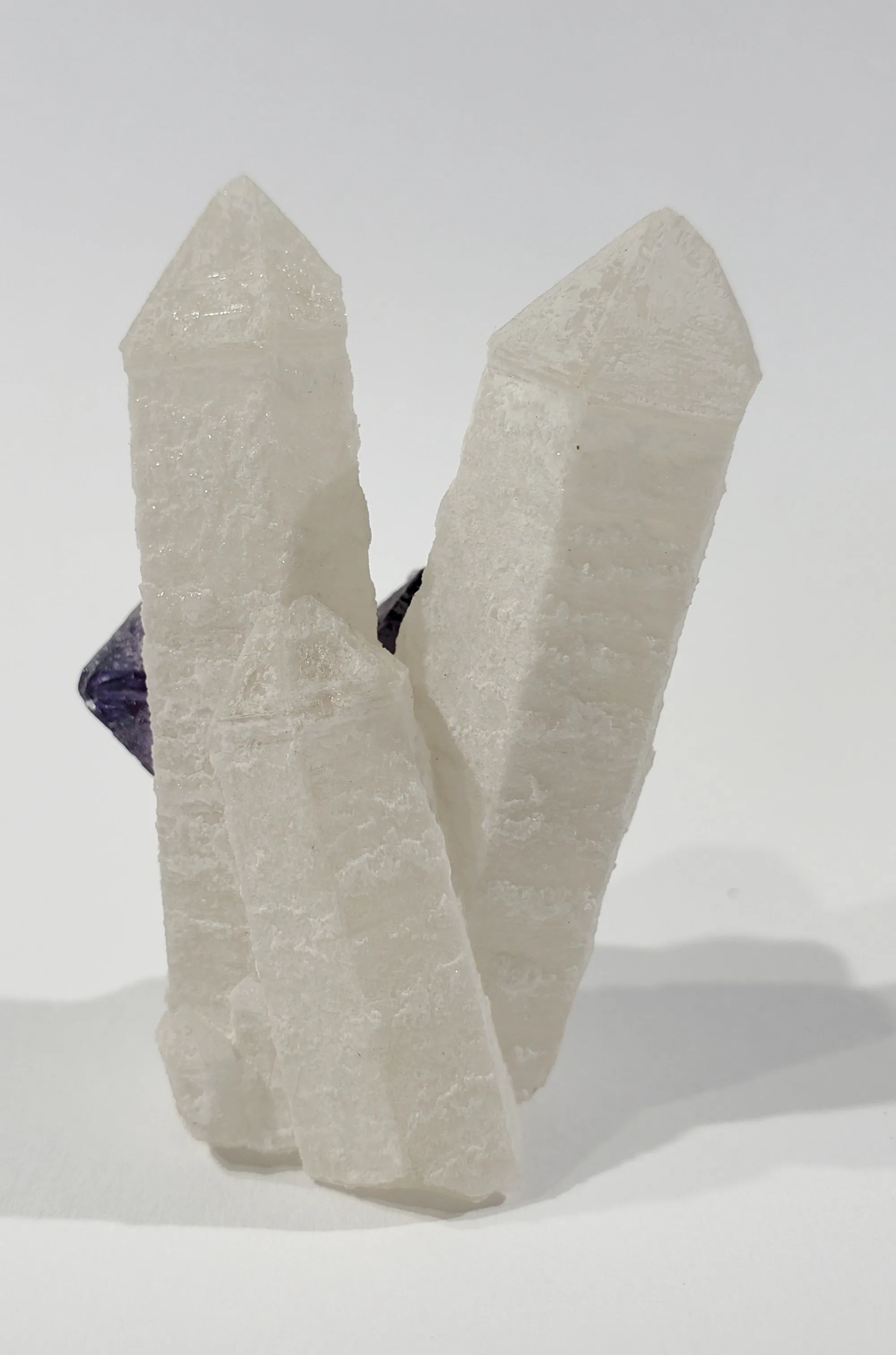 Fluorite on Quartz (China)