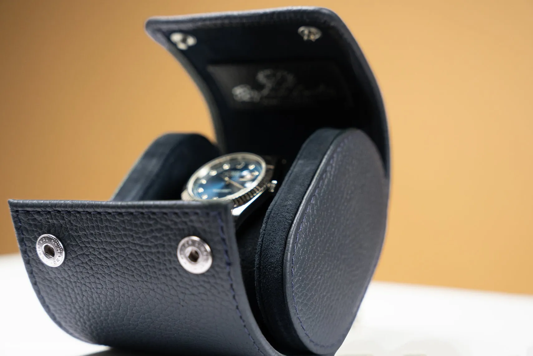 Galata - Togo Dark Blue Watch Roll