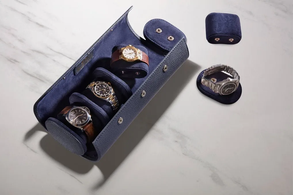 Galata - Togo Dark Blue Watch Roll