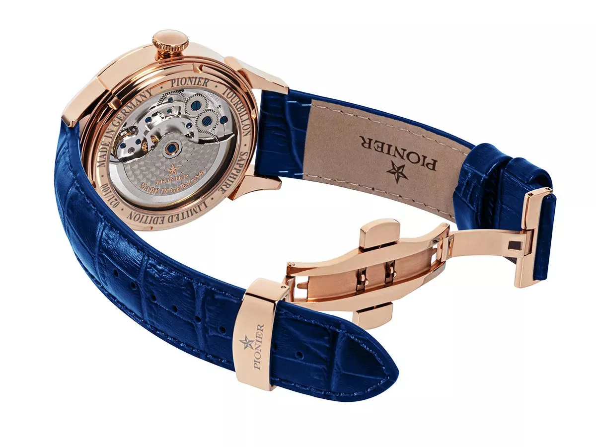Geneva Automatic Tourbillon Pionier - GM-902-6 | Rose | Handmade German Watch