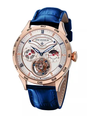 Geneva Automatic Tourbillon Pionier - GM-902-6 | Rose | Handmade German Watch