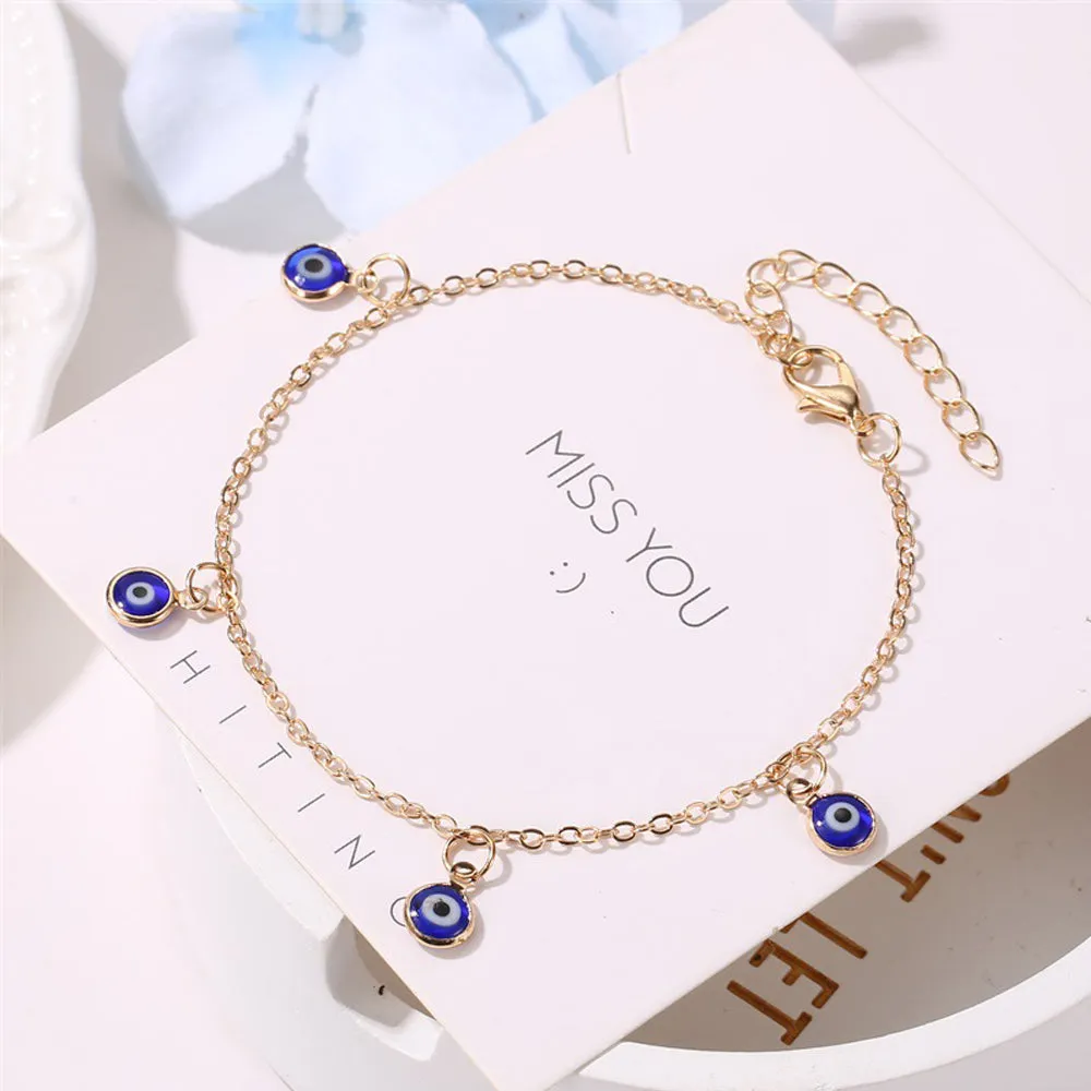 Gold Silver Color Alloy Foot Chain Anklet