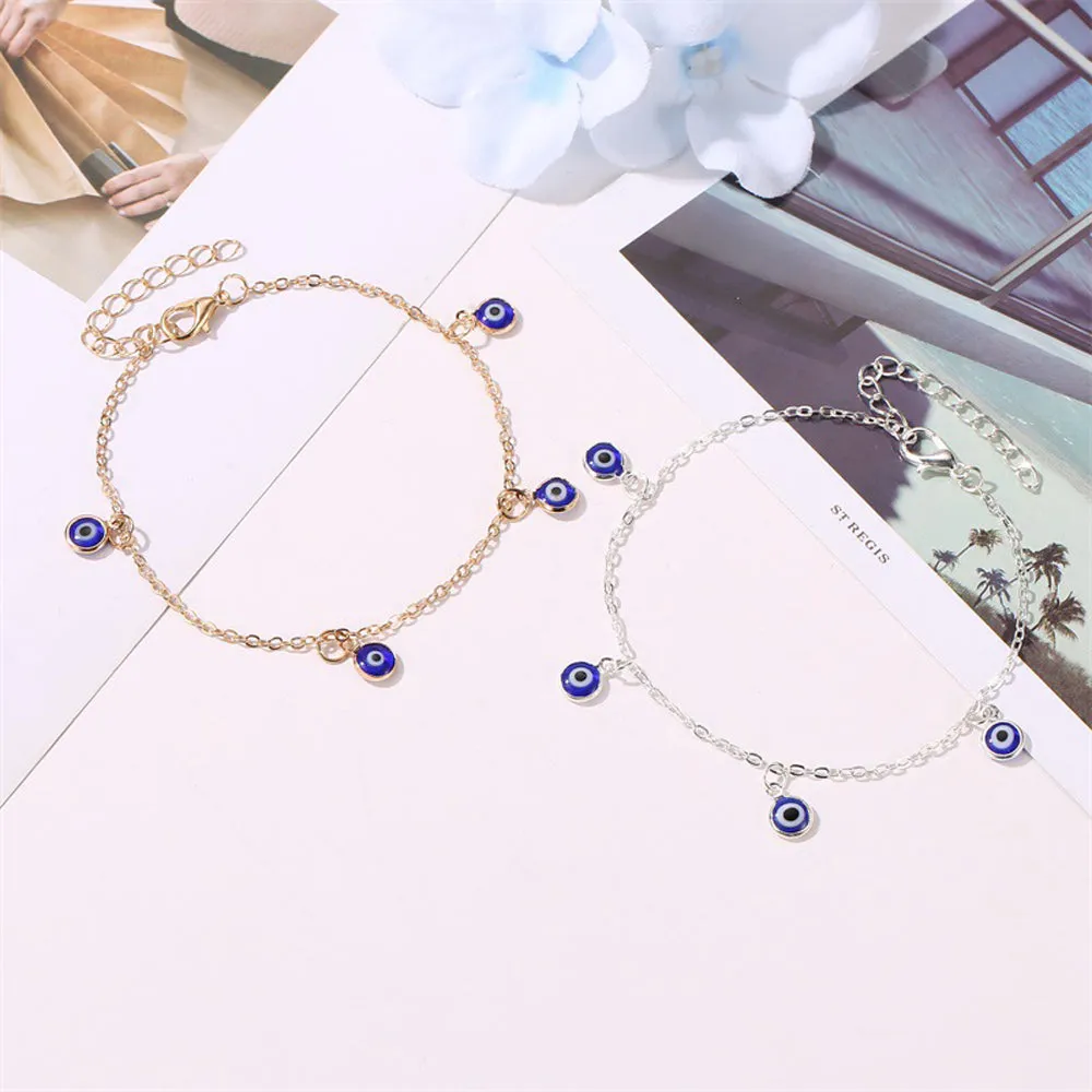 Gold Silver Color Alloy Foot Chain Anklet