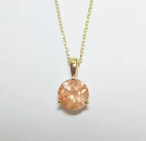 Gold Trinity Solitaire Pendant