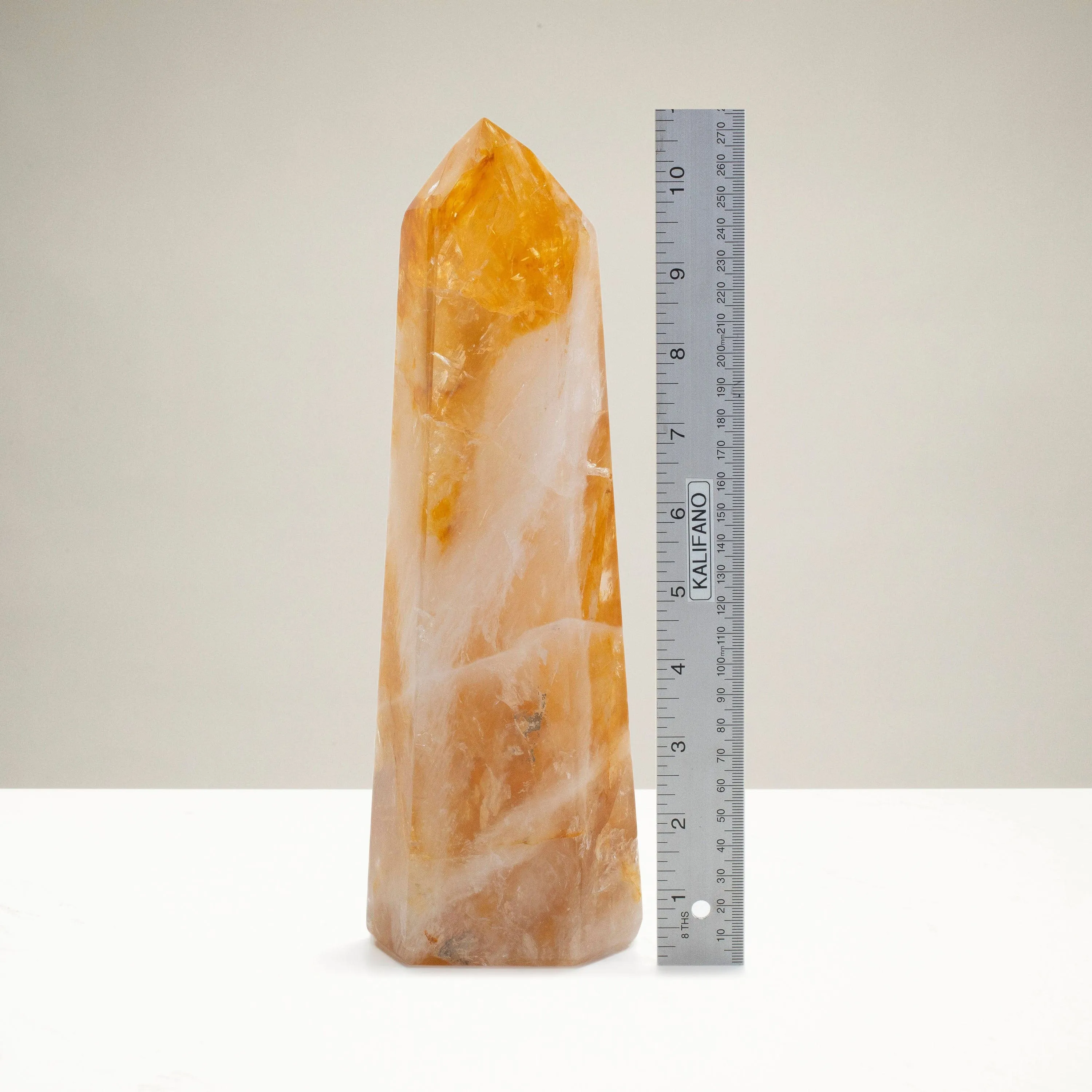 Golden Healer Hematoid Quartz Obelisk from Brazil - 11" / 2,055 grams
