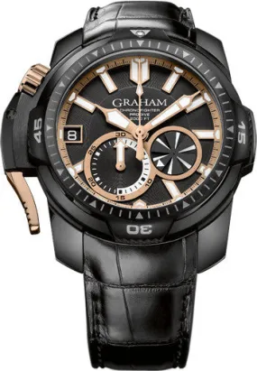 Graham Watch Chronofighter Prodive Black Gold Limited Edition