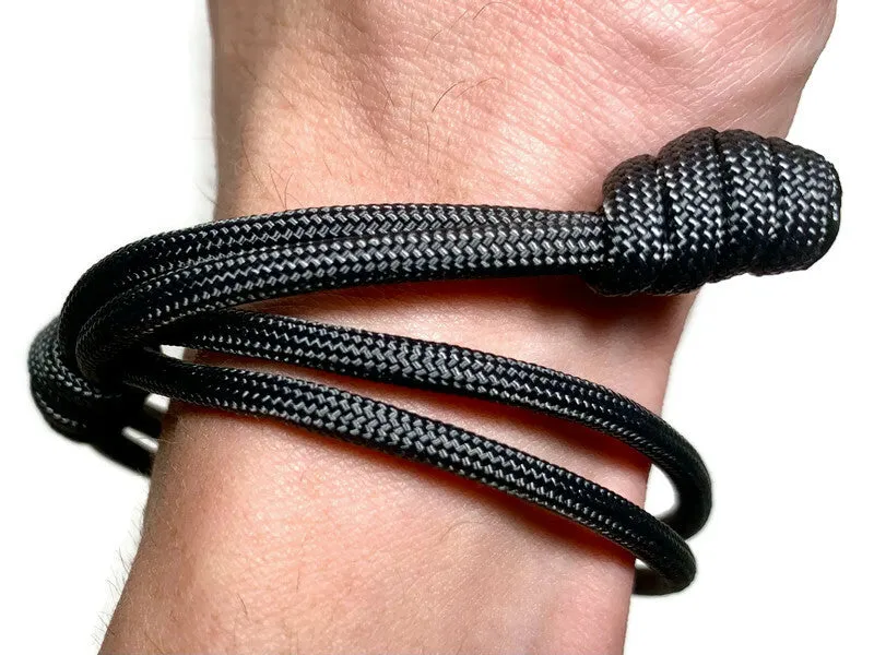 Gray Atom Double Rope Bracelet