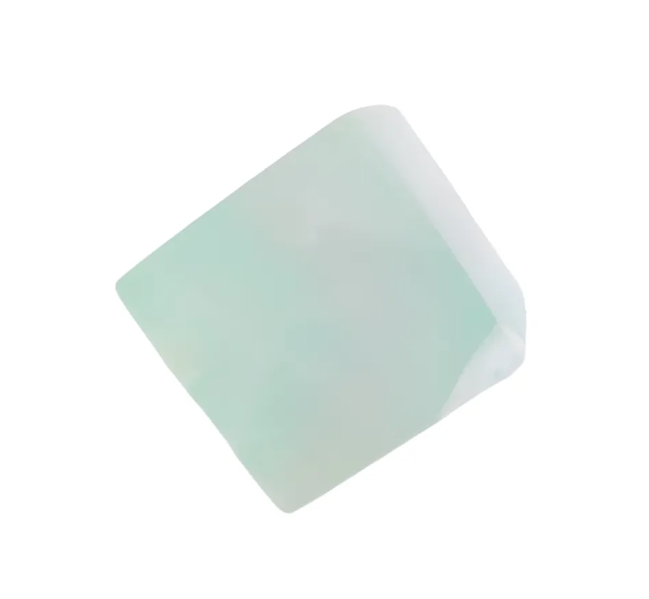 Green Fluorite Crystal Cube