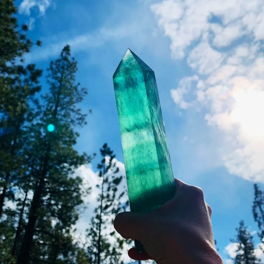 Green Fluorite Large Generator
