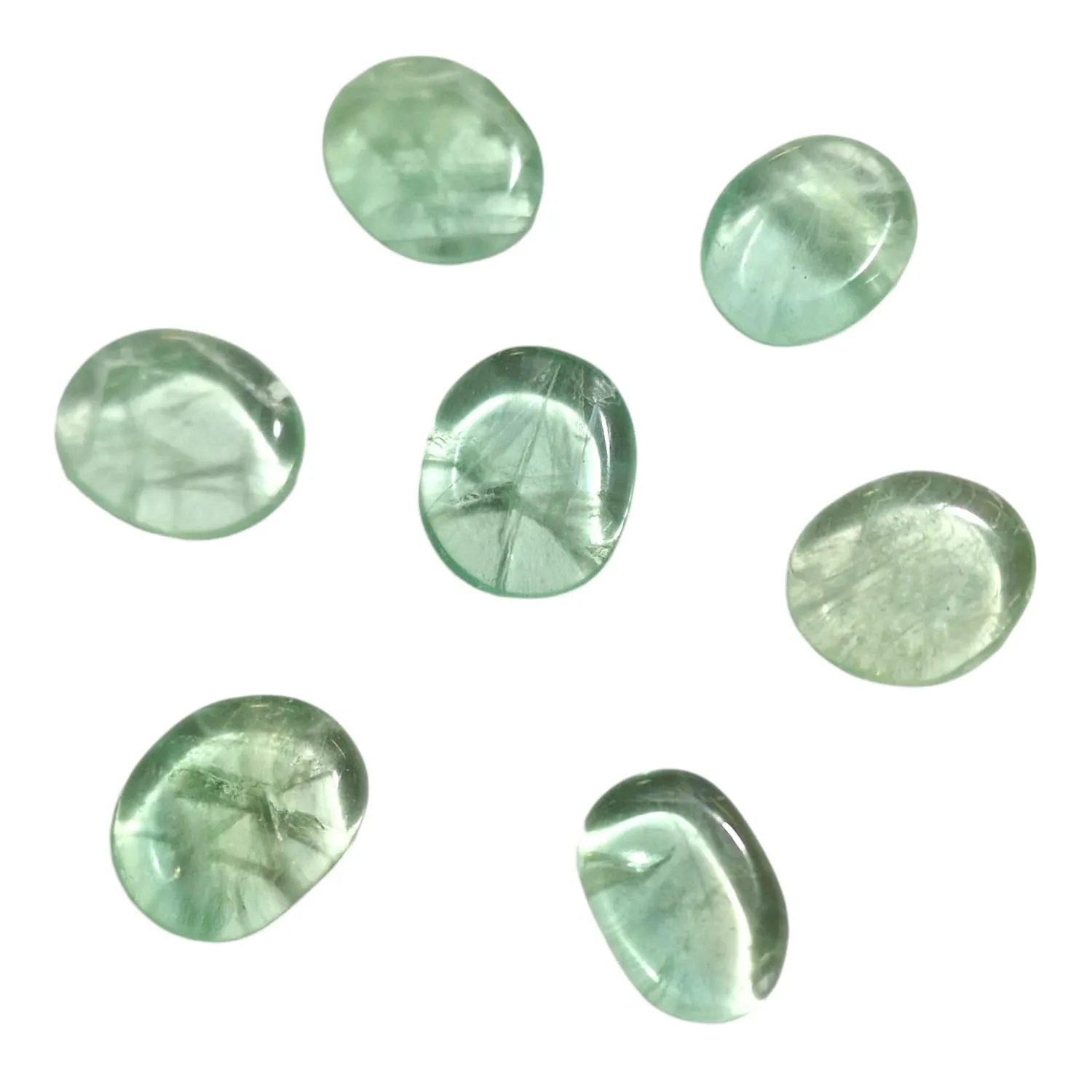 Green Fluorite Mini Oval
