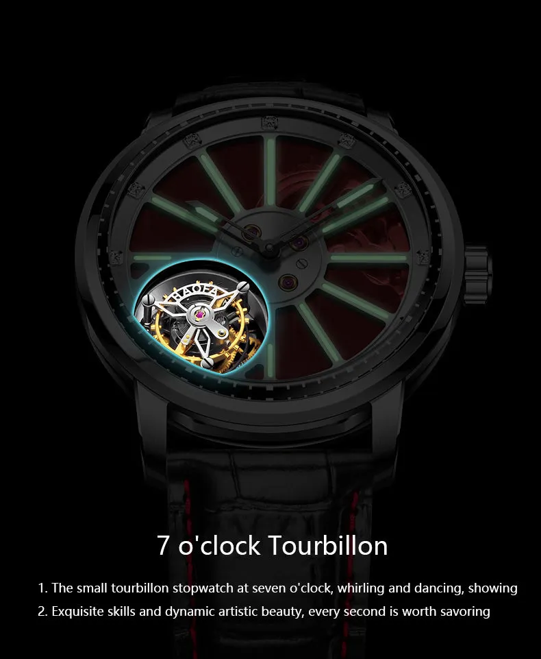 Haofa Colorful 7 Clock Tourbillon Watch 1925A
