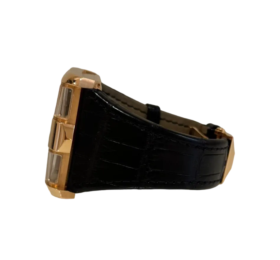Harry Winston Histoire de Tourbillon Glissiere RG 18K Rose Gold Men's Watch