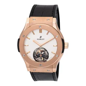 Hublot Classic Fusion Tourbillon 45mm Dial White Men's Luxury Watch 505.OX.2610.LR