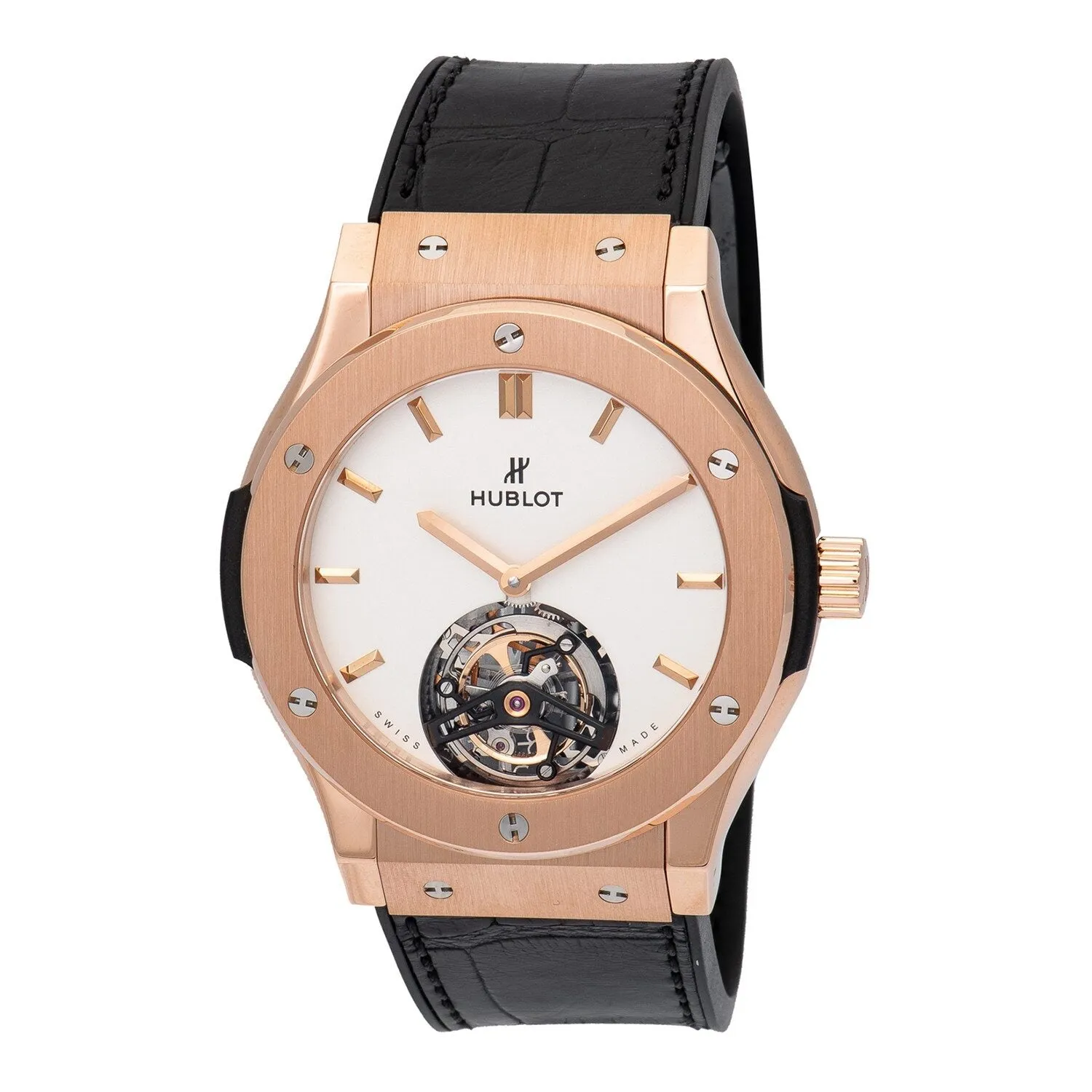 Hublot Classic Fusion Tourbillon 45mm Dial White Men's Luxury Watch 505.OX.2610.LR