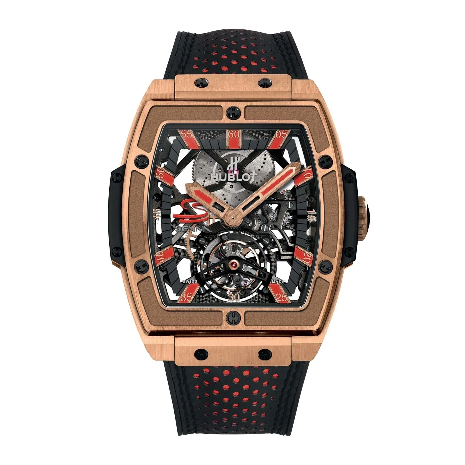 Hublot Masterpiece-06 Senna Hand Wind Men's Watch HB.906.OX.0123.VRAES.13 906.OX.0123.VR.AES13