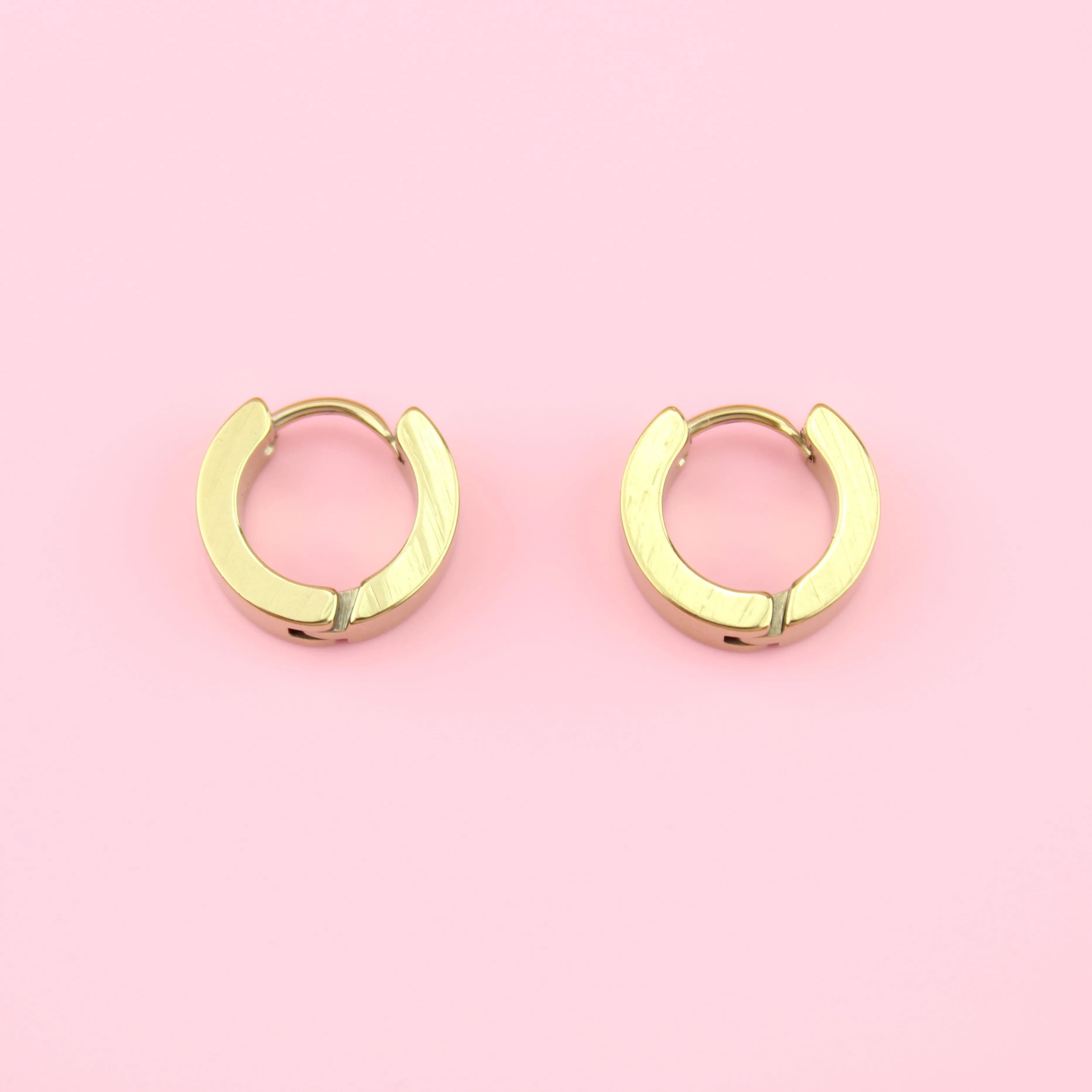 Huggie Hoop Earrings (Gold Plated)