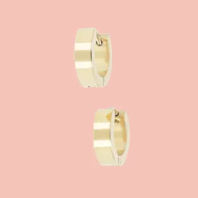 Huggie Hoop Earrings (Gold Plated)