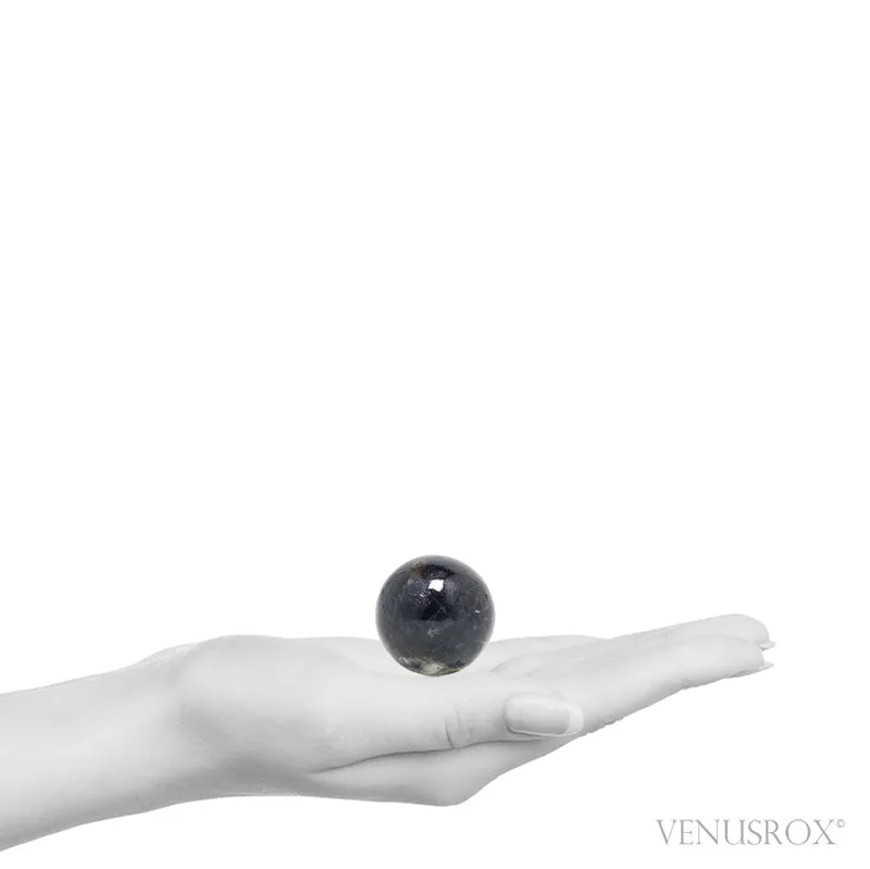 IOLITE WITH SUNSTONE SPHERE