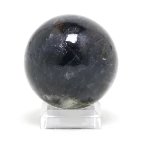 IOLITE WITH SUNSTONE SPHERE