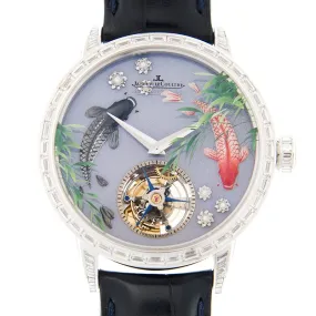 Jaeger LeCoultre Master Grande Tradition Tourbillon Cylindrique Automatic Men's Watch Q50834E1