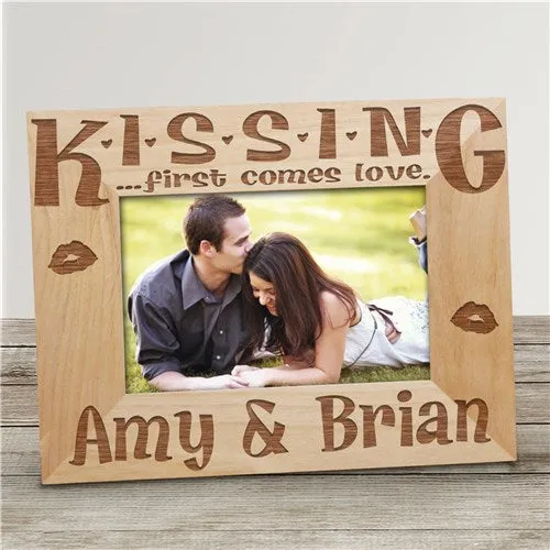 K.I.S.S.I.N.G Personalized Photo Frame