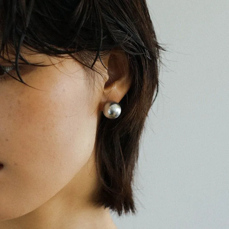 Korean Artificial Pearl Stud Earrings