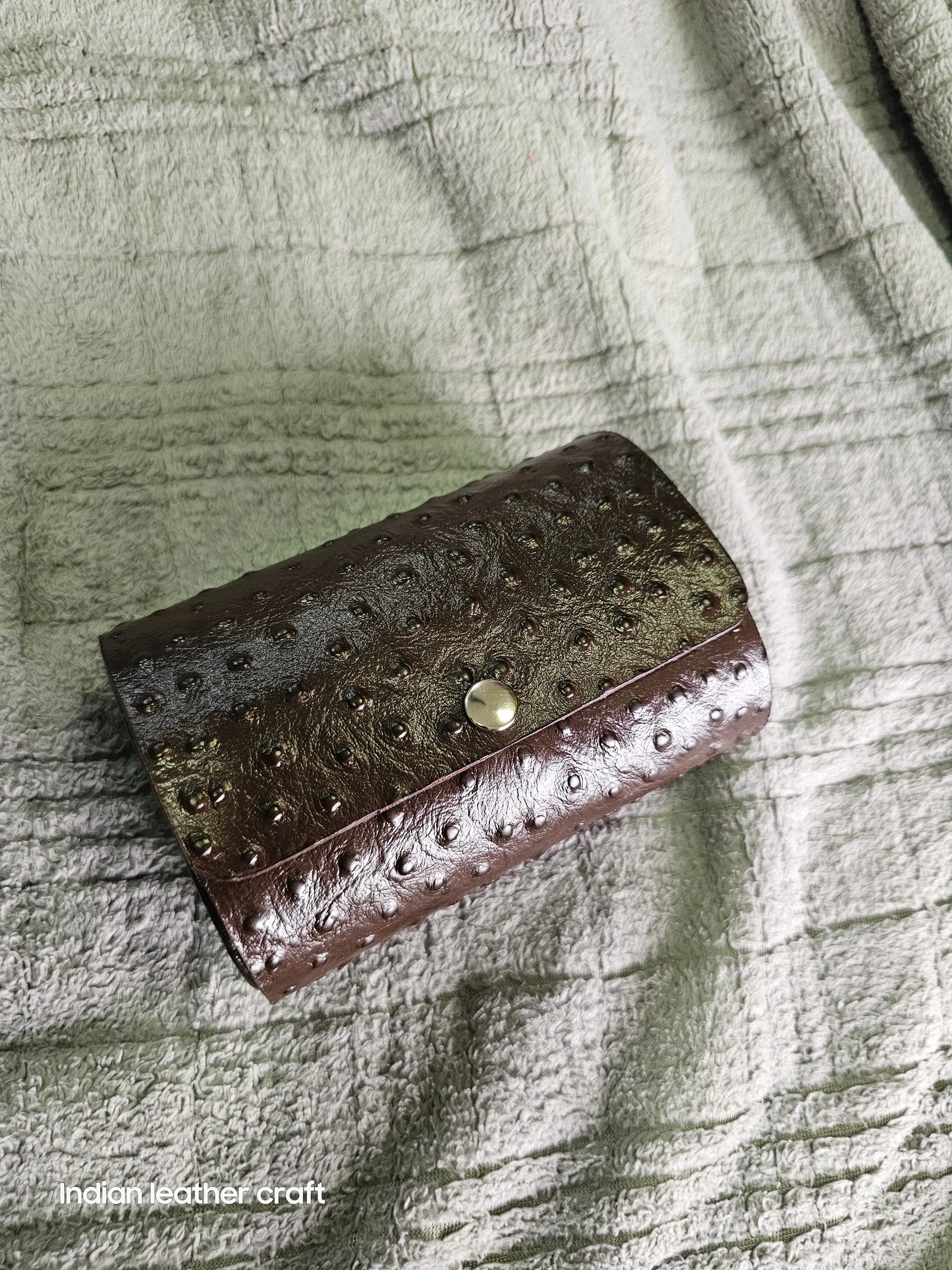 Leather watch case