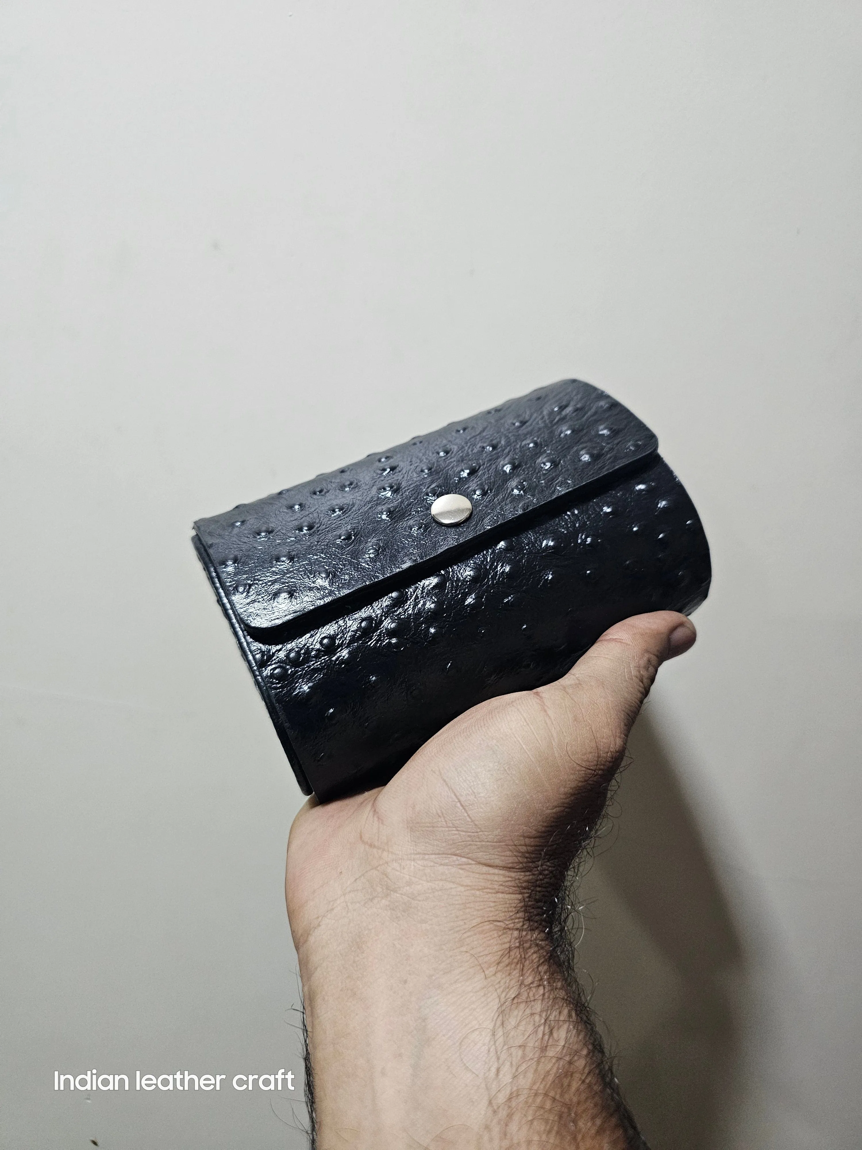 Leather watch case