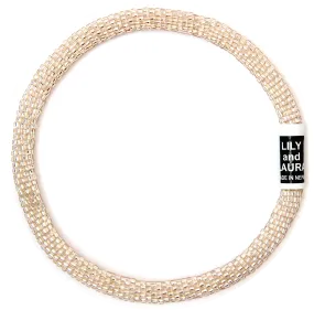 Lily and Laura Buffed Rose Gold Anklet