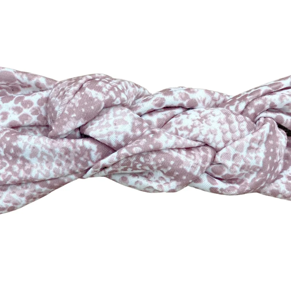 Mauve Snake Infinity Turban