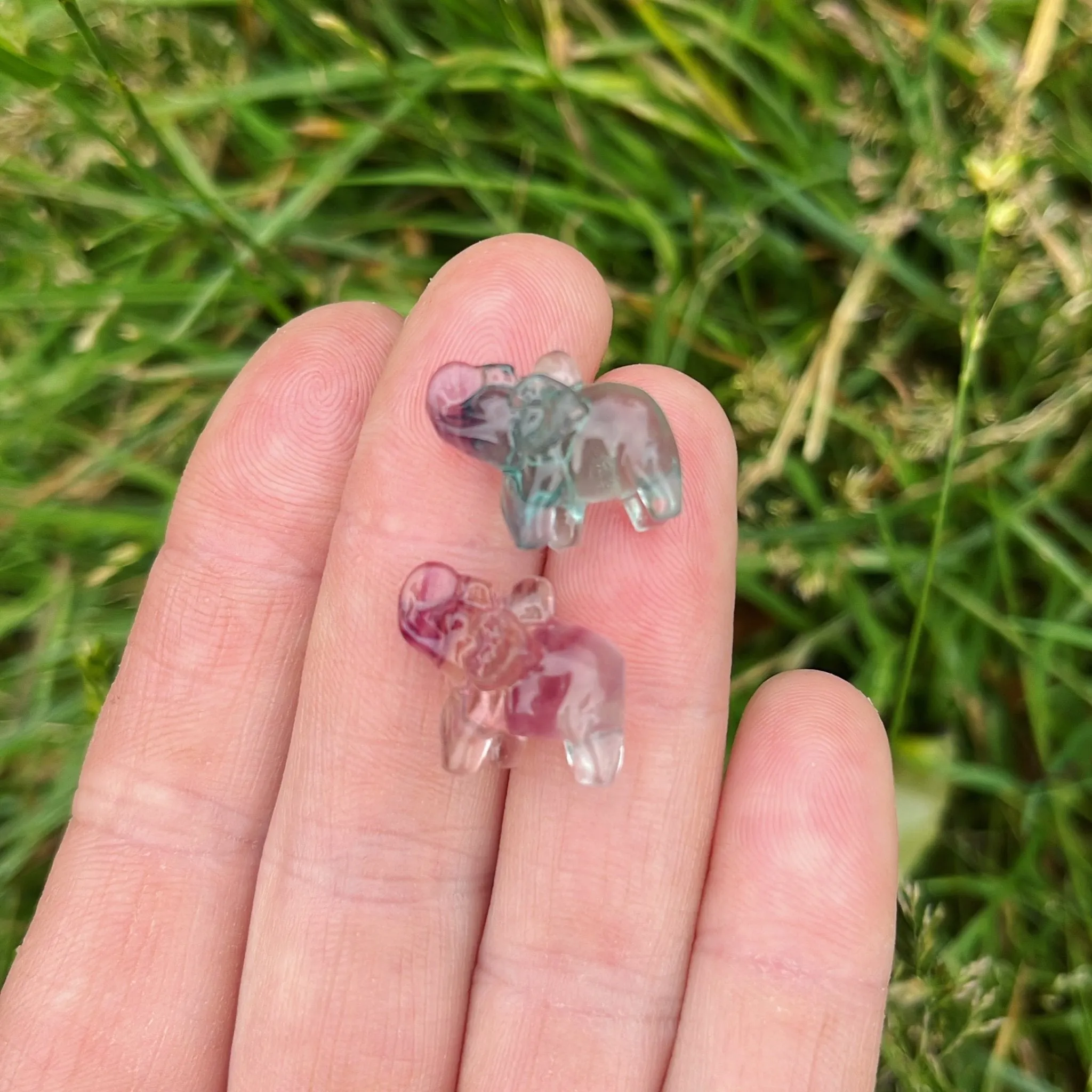 Mini Fluorite Elephant