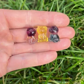 Mini Fluorite Pug Dog