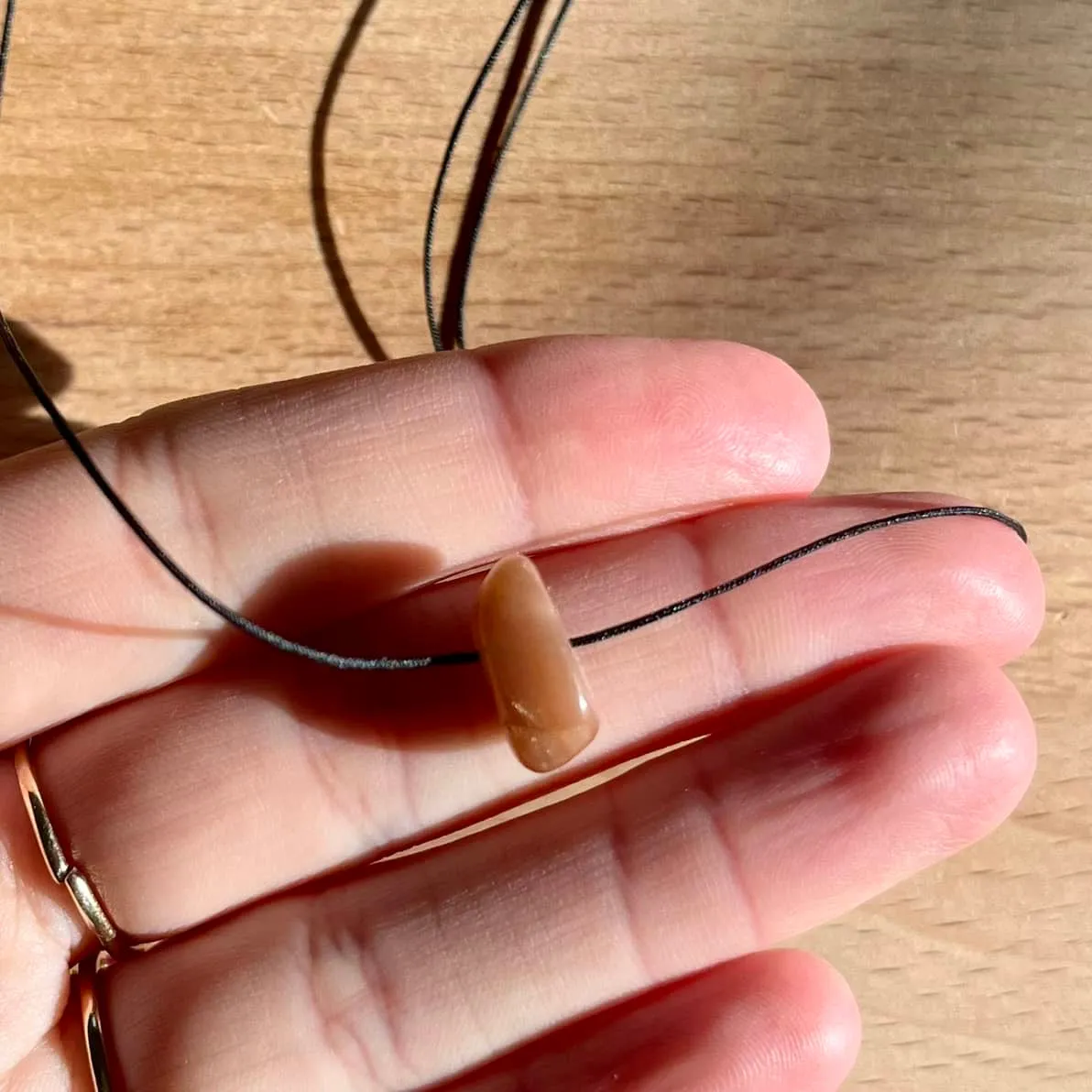 Mini Treasure Pendant - Sunstone