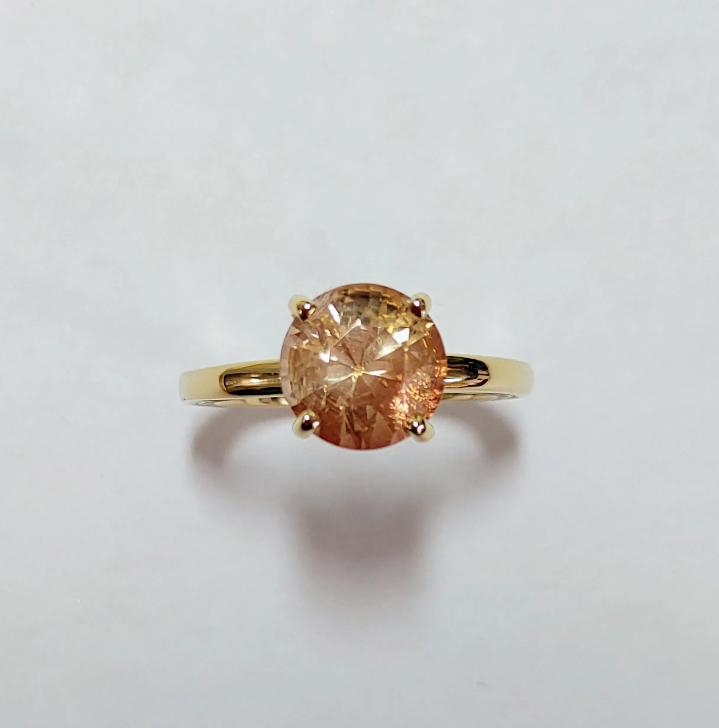 Nature's Bling Ring-Champagne Sunstone