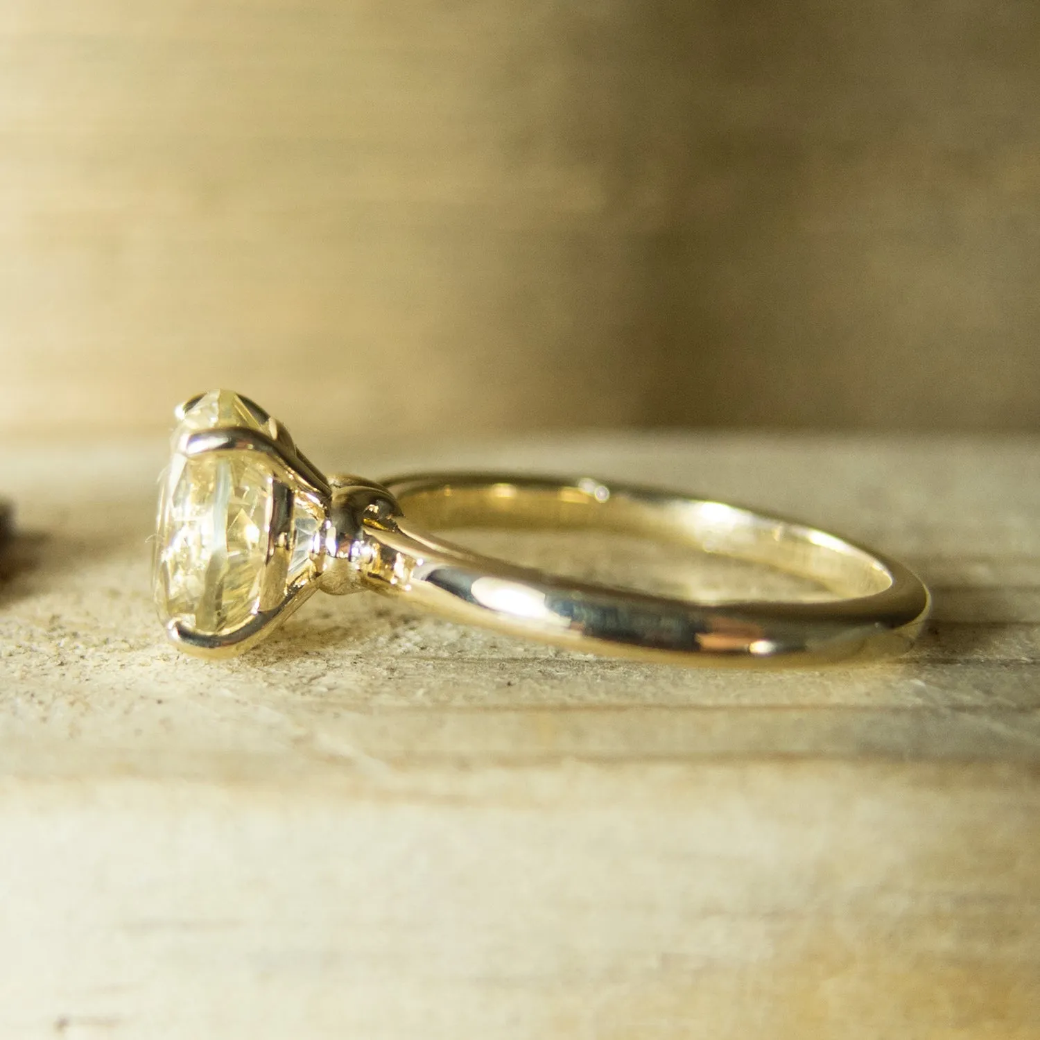 Nature's Bling Ring-Champagne Sunstone