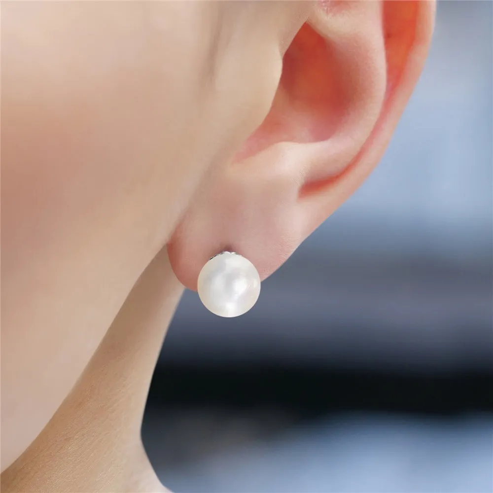 Newbridge Silver Pearl Stud Earrings 8mm