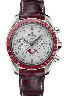 Omega - Speedmaster Moonphase Chronograph 42.25 mm - Platinum Watch 304.93.44.52.99.001