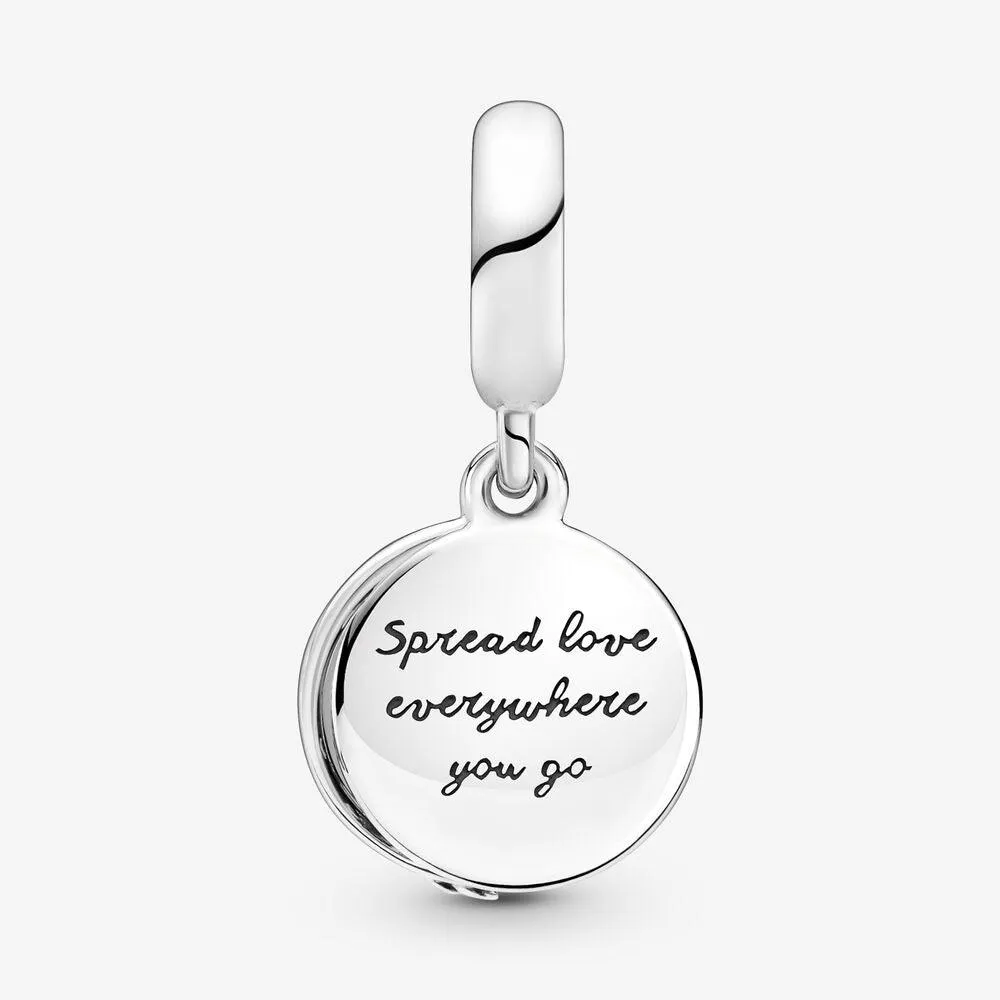 Pandora Pavé Feather Dangle Charm