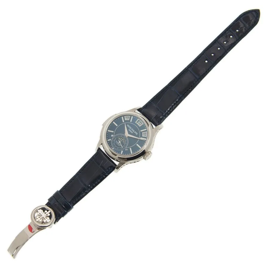 Patek Philippe Grand Complications Chronograph Blue Sunburst Dial Men's Watch 5207G-001